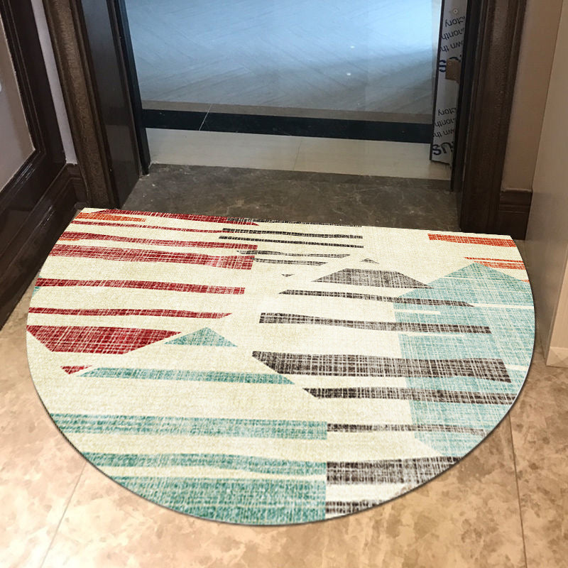 Geometric Patterned Entryway Mat