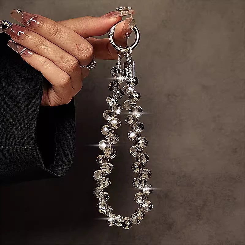Decorative Crystal Beaded Charm Keychain Kalsten