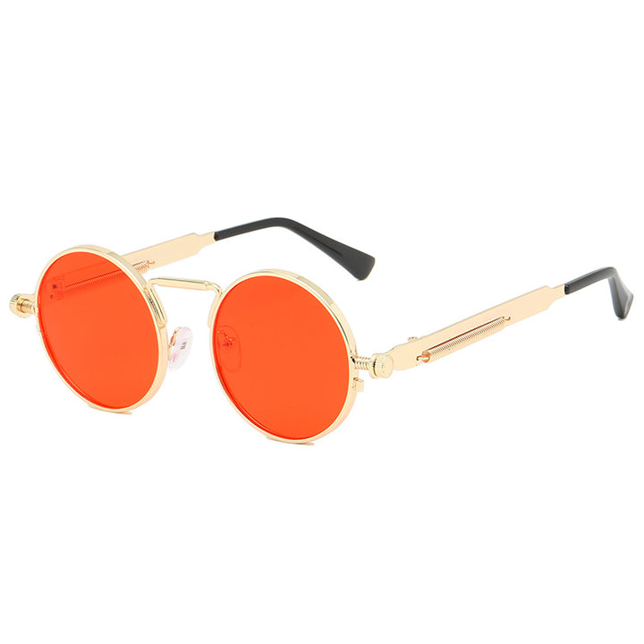 Round Frame Statement Sunglasses