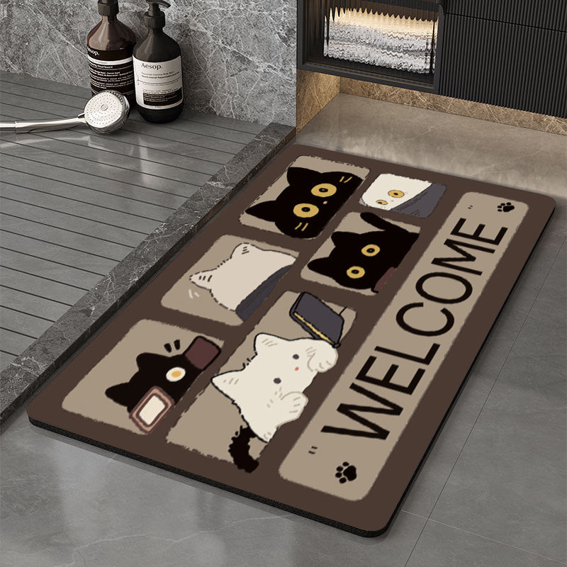 Decorative Bath Mat Kalsten