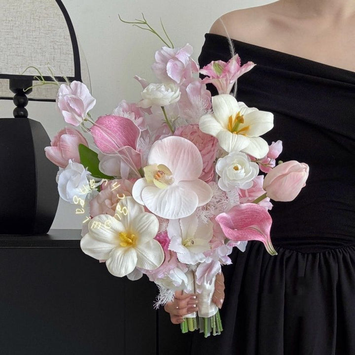 Elegant Artificial Flower Bridal Bouquet