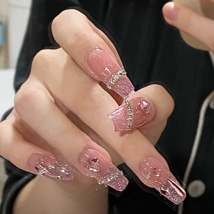 Artificial nails with heart design Kalsten