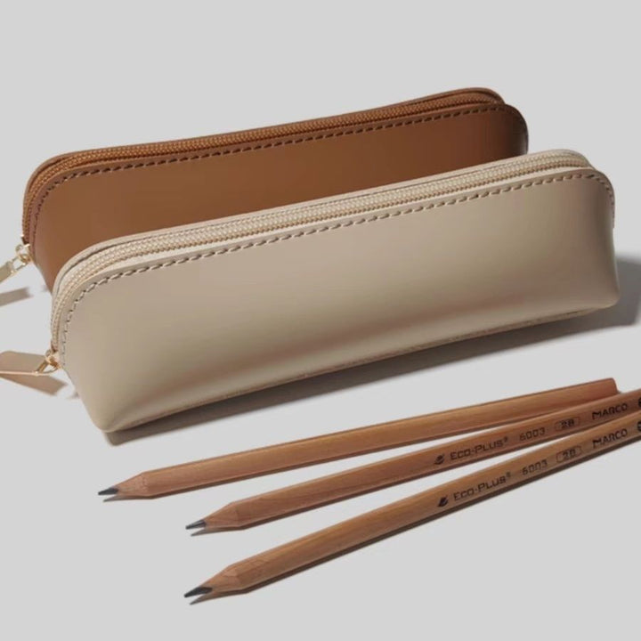 Sleek Leather Pencil Case Kalsten