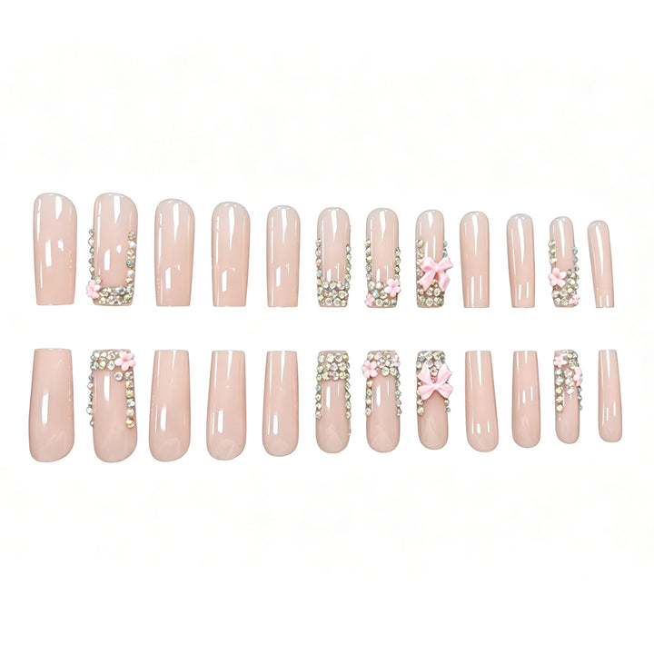 Glamorous 3D Floral Acrylic Nail Art Enhancements Kalsten