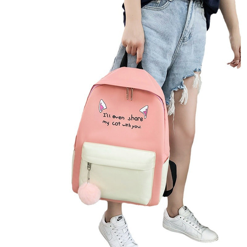 Cute Animal-Themed Backpack Set Kalsten