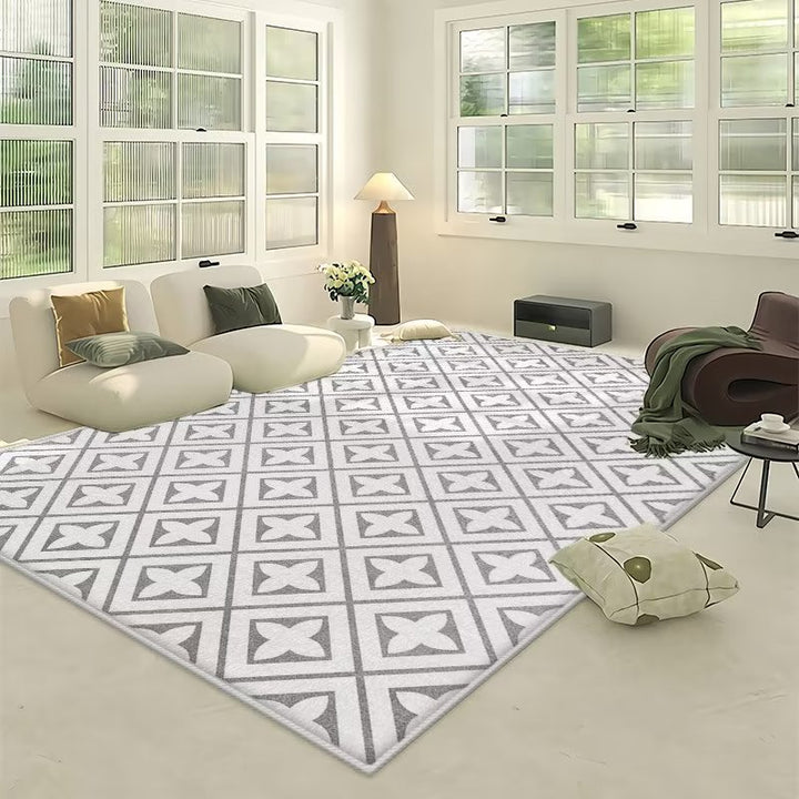 Geometric Pattern Area Rug Kalsten