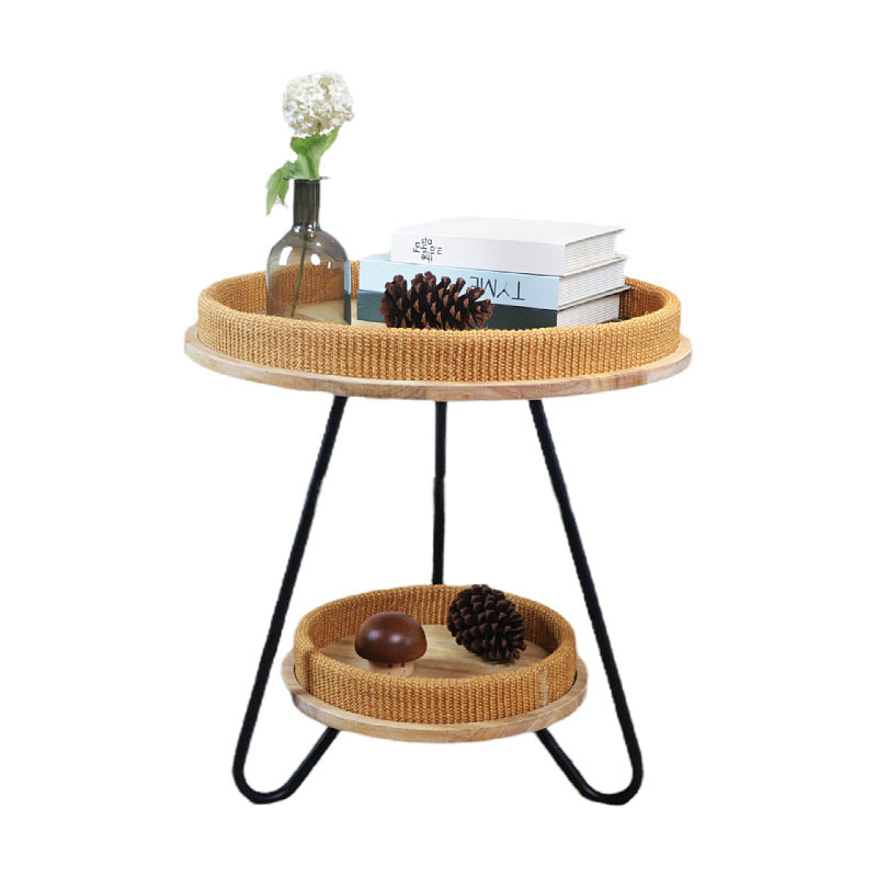 Decorative Round Woven Coffee Table Kalsten
