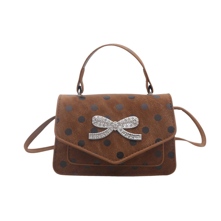 WoElegant Polka Dot Handheld Satchel Bag Kalsten