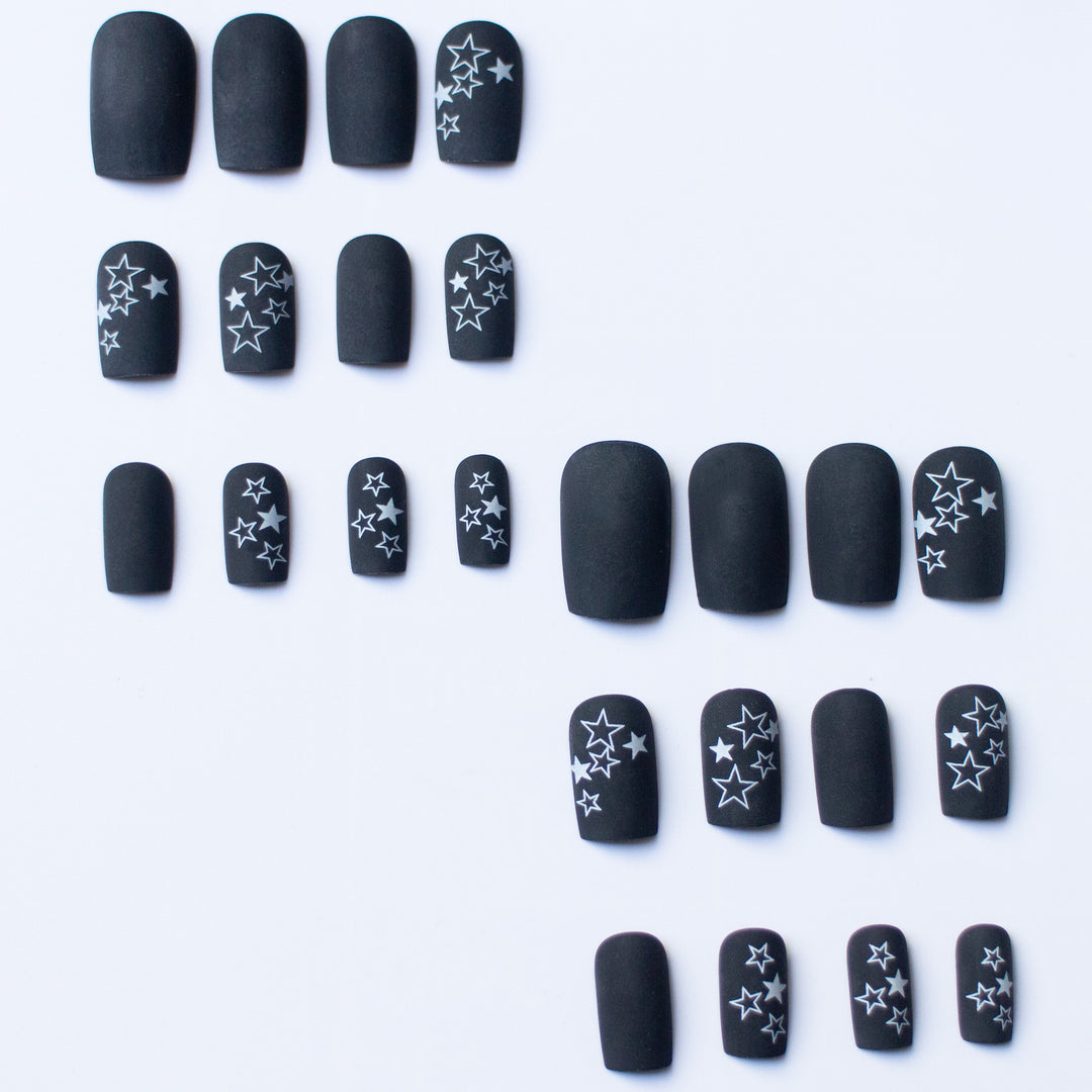 Artistic Star Pattern Nail Art Kit