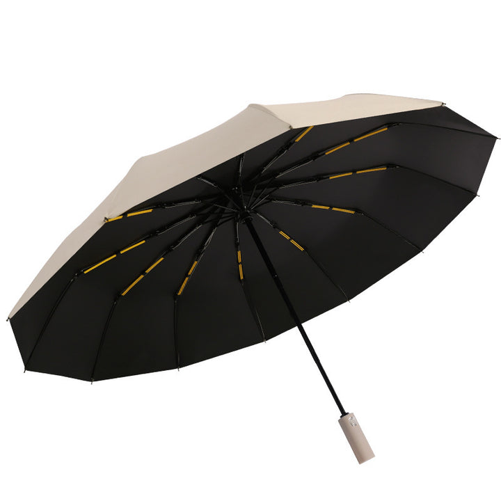 Ladies Premium Folding Umbrella with two functional usage options Kalsten