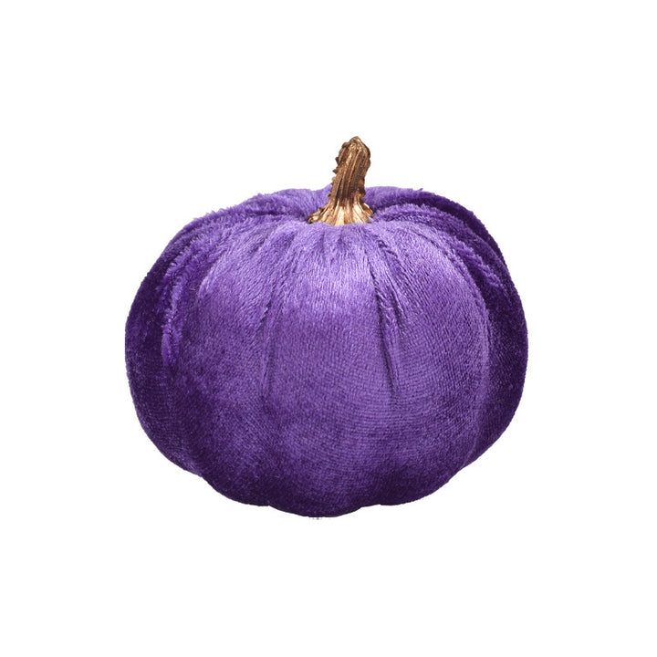 Samet-Pumpkin decorative figure with decorative stem