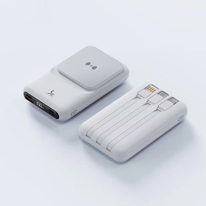 Portable Wireless Charger with Integrated Multi-Charging Station Kalsten
