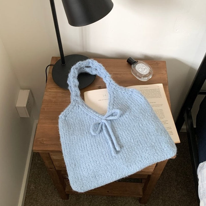 Cozy Knit Tote Bag Kalsten