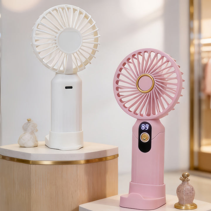 Women's Portable Hand Fan with Digital Display Kalsten    1782815881
