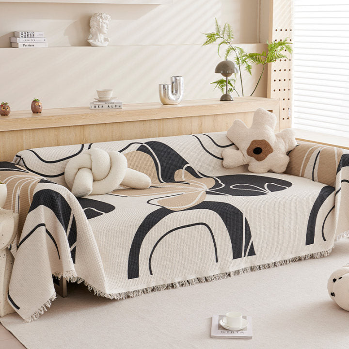 Artistic Patterned Sofa Throw Blanket