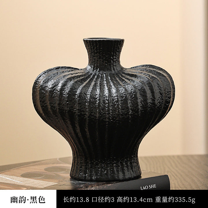 Artistic Textured Decorative Ceramic Vase