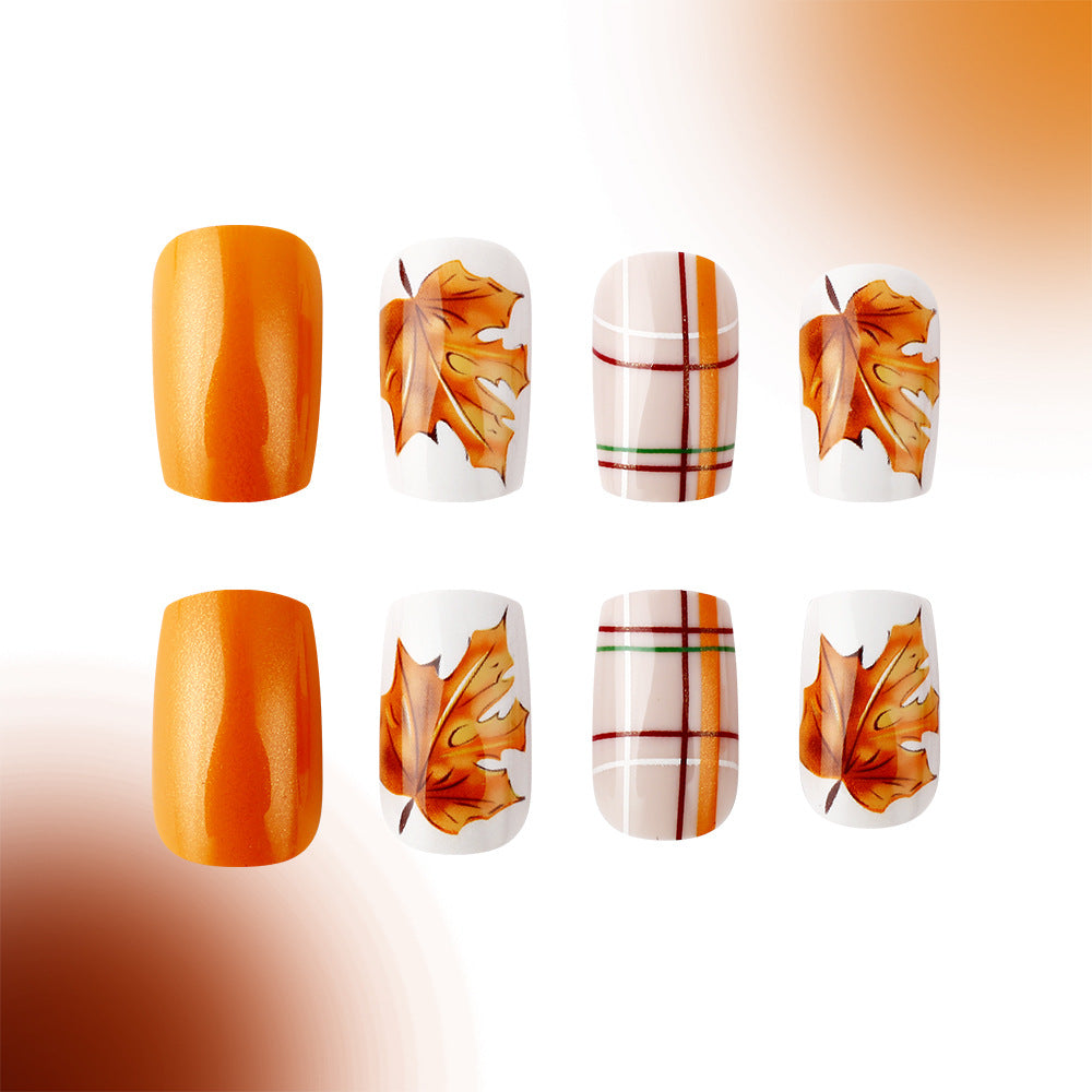 Autumn-Inspired Nail Art Set Kalsten