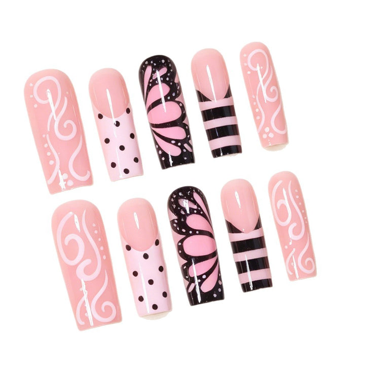 Artistic Butterfly Nail Design Kalsten