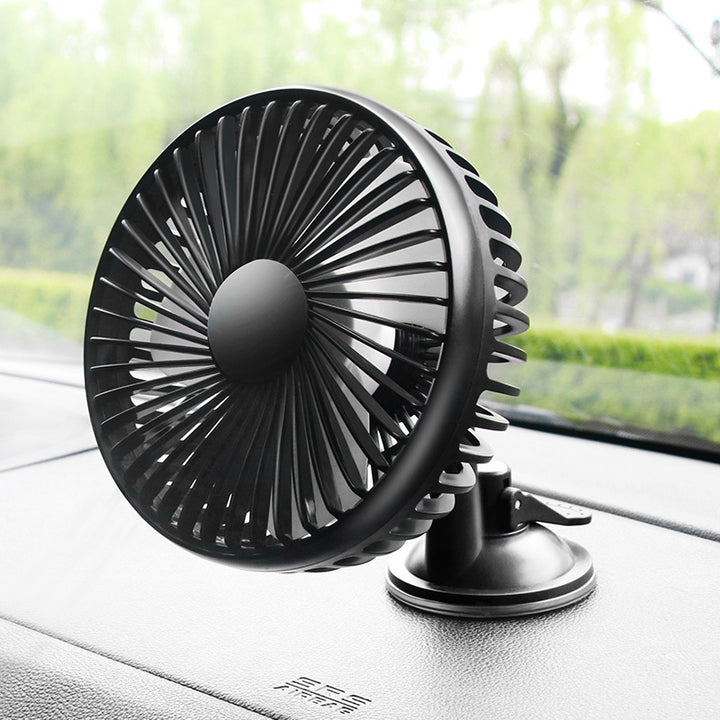 Double fan with swivel head and energy-saving features Kalsten