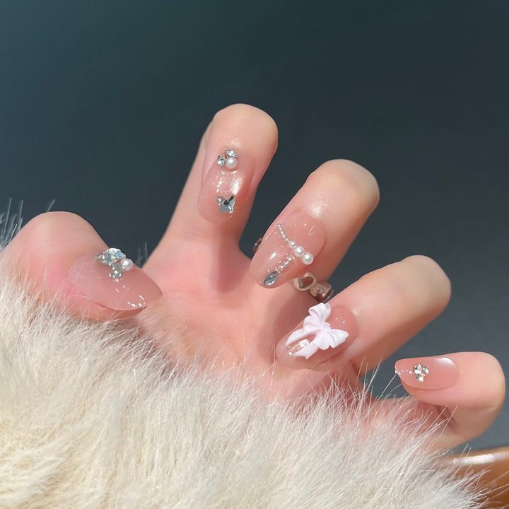 Decorative Rhinestone Nail Art Extensions Kalsten