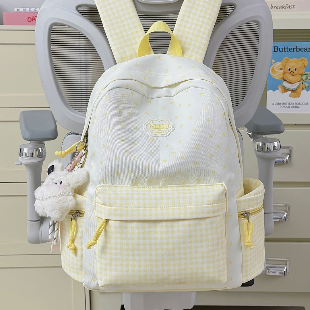 Fun Sparkly Star-Embellished School Backpack Kalsten