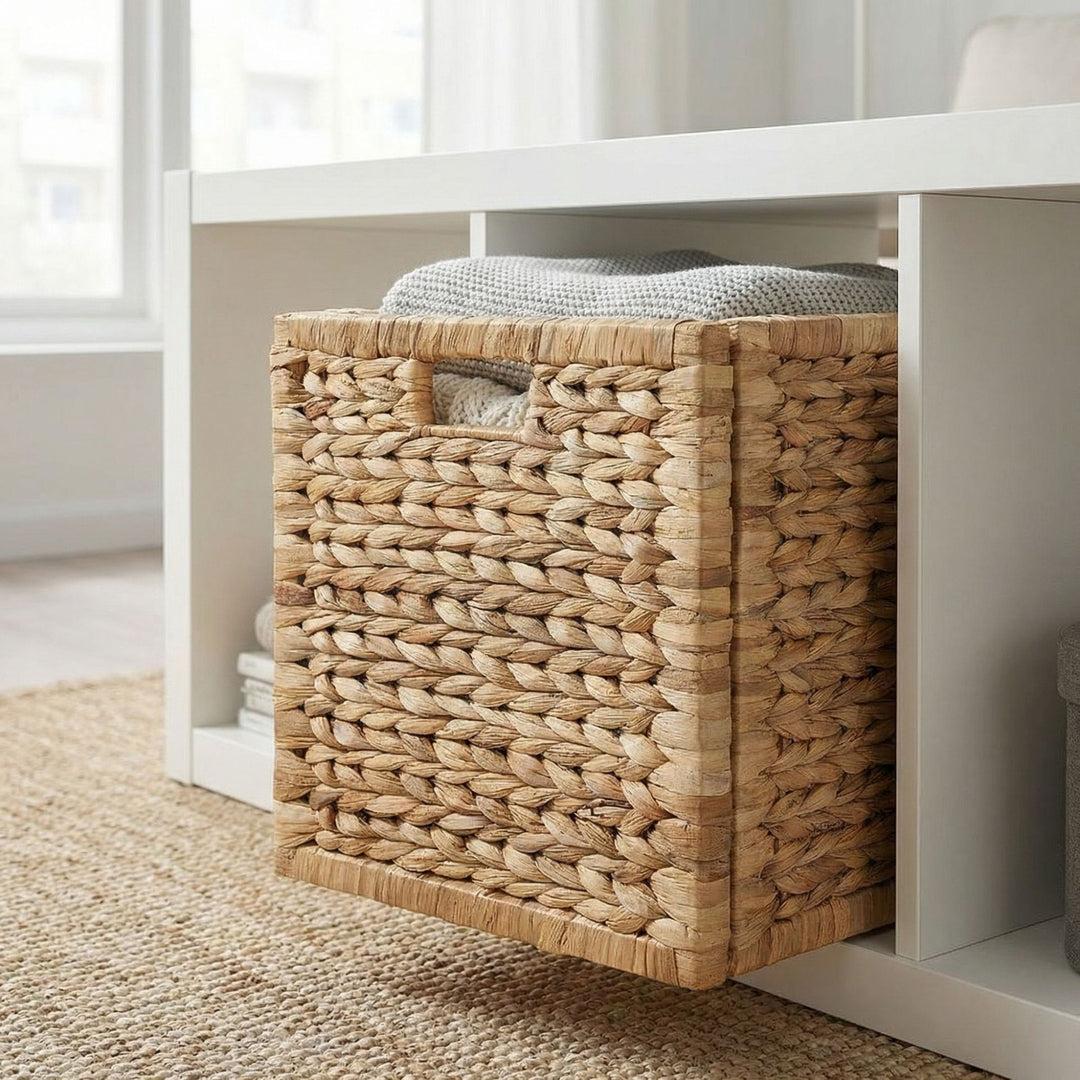 Practical storage basket made of braided material Kalsten