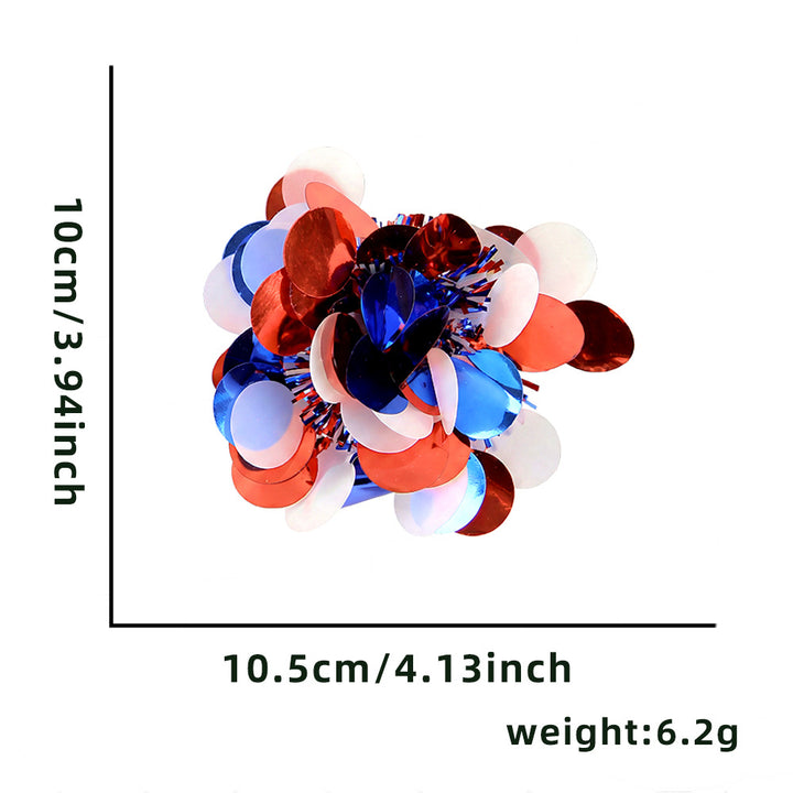 Unisex nan lightweight hand pompon made of shiny metallic foil ideal for cheerleading and fan merchandise Kalsten