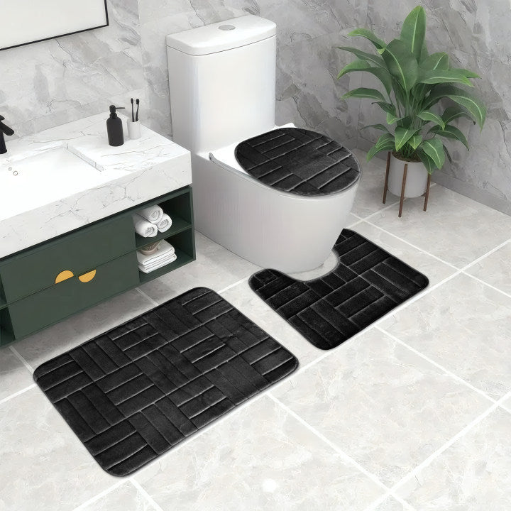 Plush Bathroom Mat Kalsten
