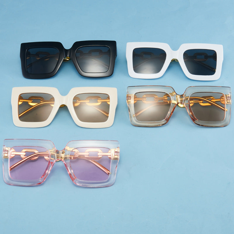 Stylish Wide Square Frame Sunglasses Kalsten