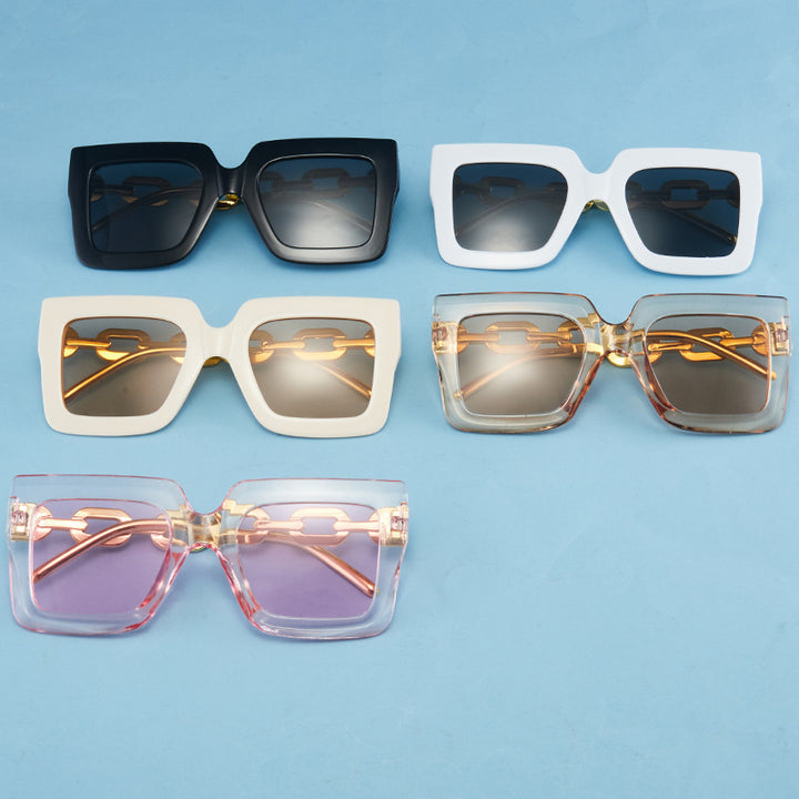Stylish Wide Square Frame Sunglasses Kalsten