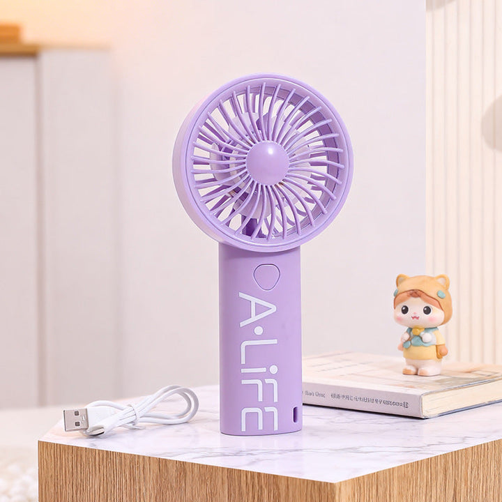 Women's Portable Hand Fan with USB Charging Function and Ergonomic Design Kalsten 1782398222