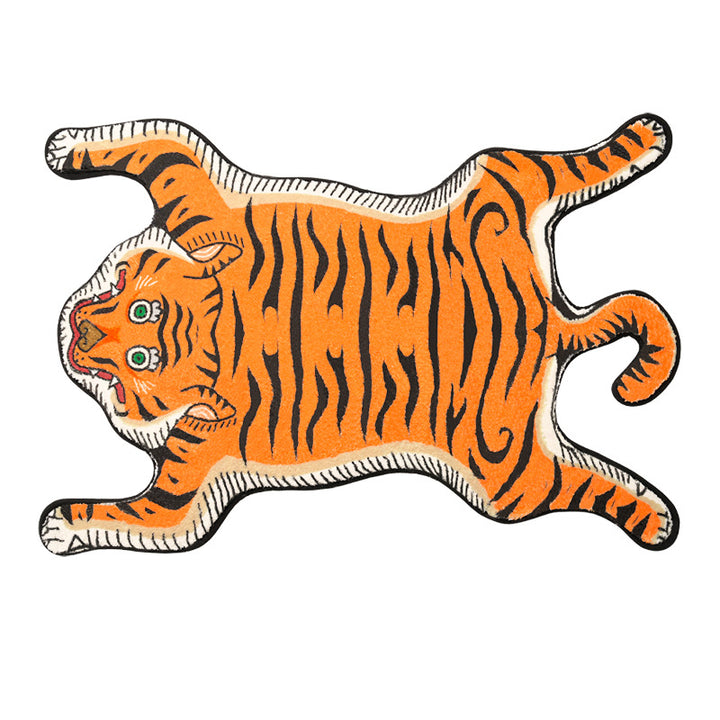 Decorative Tiger Area Rug Kalsten