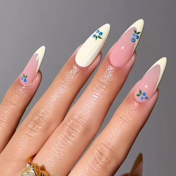 Artistic Floral Design Press-On Nails Kalsten