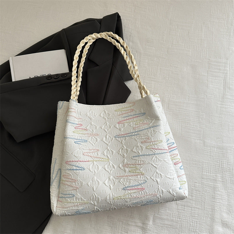 Quilted Decorative Shoulder Bag Kalsten