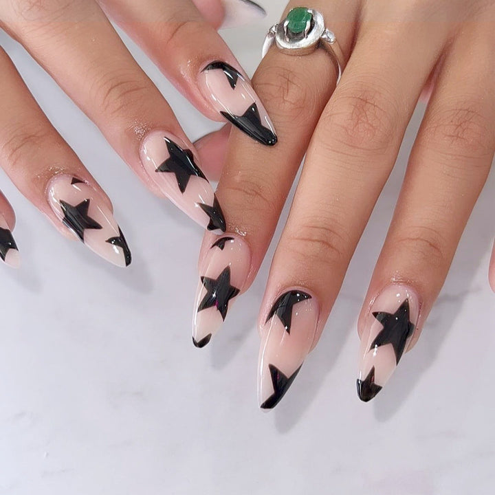 Creative nail tips with star motif Kalsten