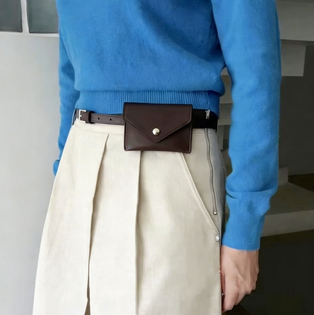 Leather Mini Pouch Belt Bag Kalsten