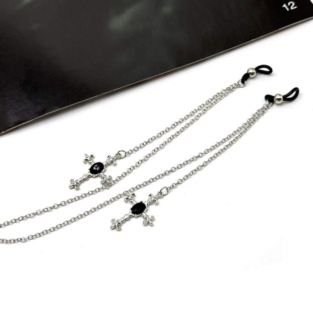 Ornate Skull Pendant Eyewear Chain Kalsten