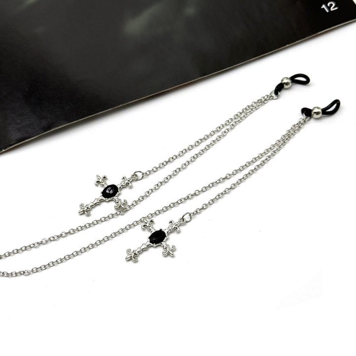 Ornate Skull Pendant Eyewear Chain Kalsten