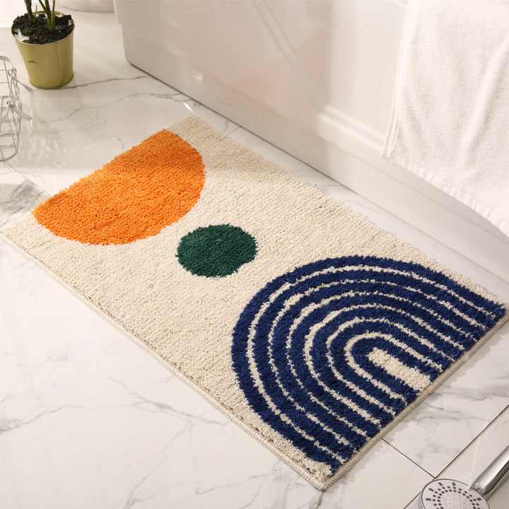 Artistic Abstract Bath Mat