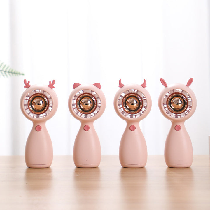 Mini Portable Animal-Themed Handheld Fan Kalsten