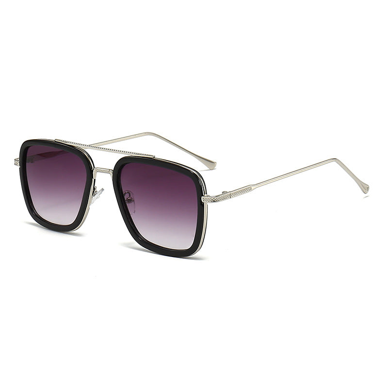 Women's stylish square sunglasses with metallic details Kalsten