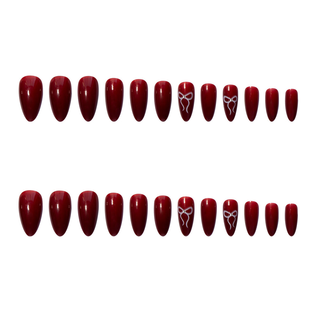 Acrylic nail set with elegant arch design Kalsten