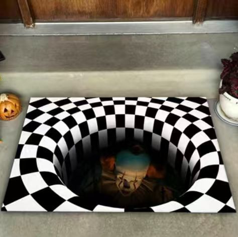 Horror-Themed Welcome Mat Kalsten