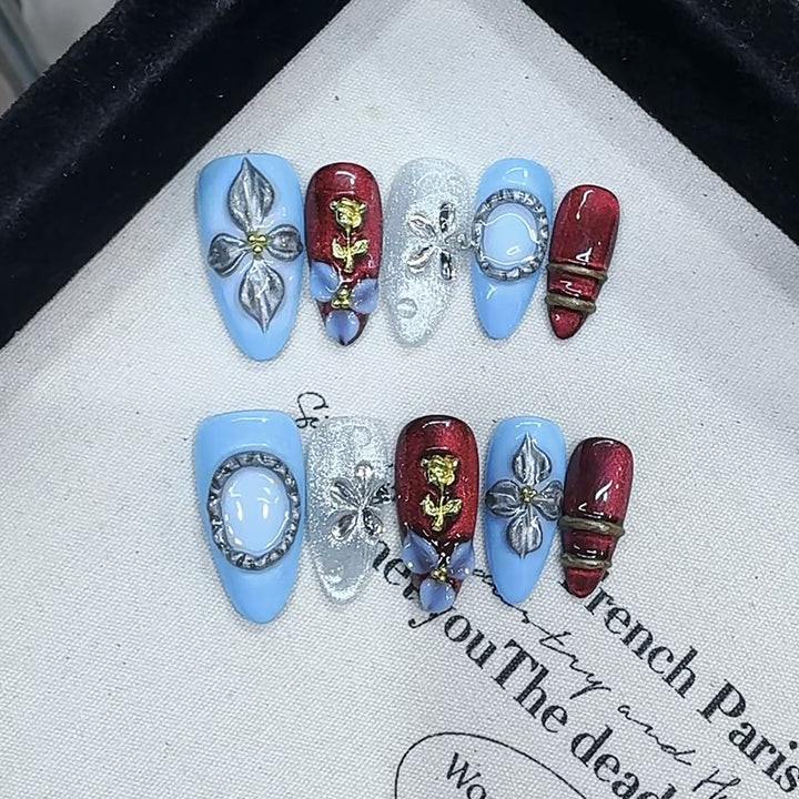 Artisanal Press-On Nail Set Kalsten