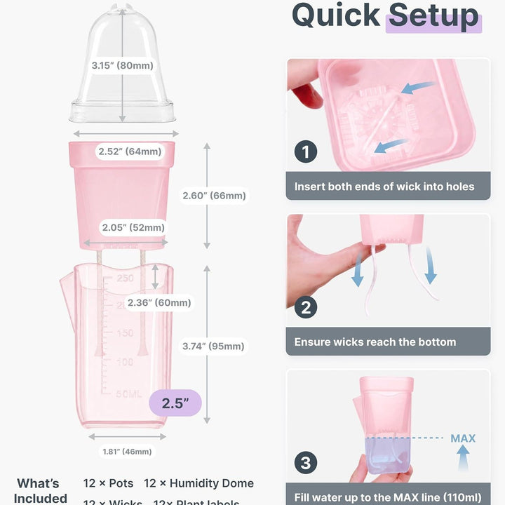 Self-Watering Seed Starter Kit Kalsten