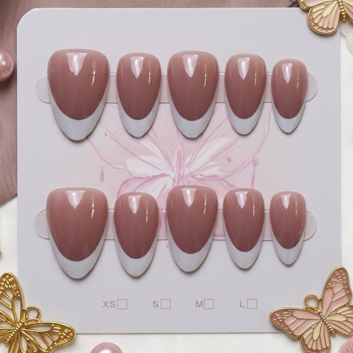 Chic Almond-Shaped Press-On Nails