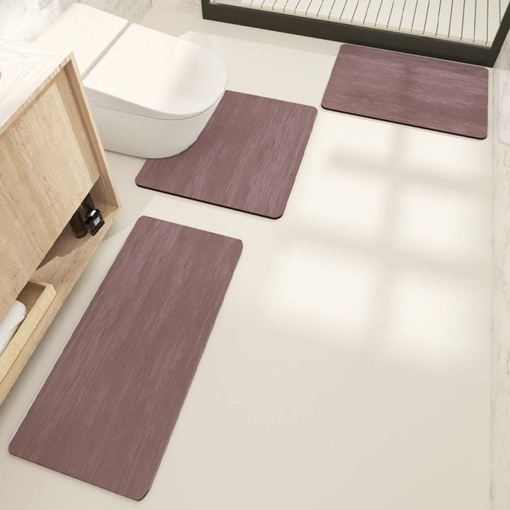 Modern Geometric Bath Mat Set