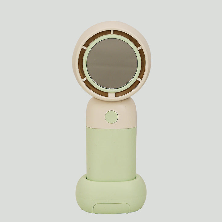 Women Portable Handheld Fan with Mirror Kalsten