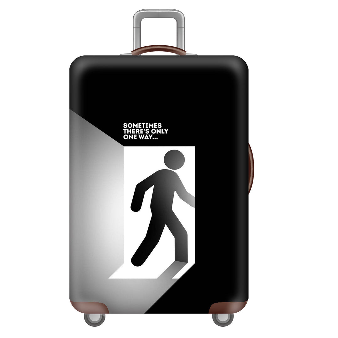 Unisex Hard-shell Suitcase with Impressive Futuristic City Design Kalsten