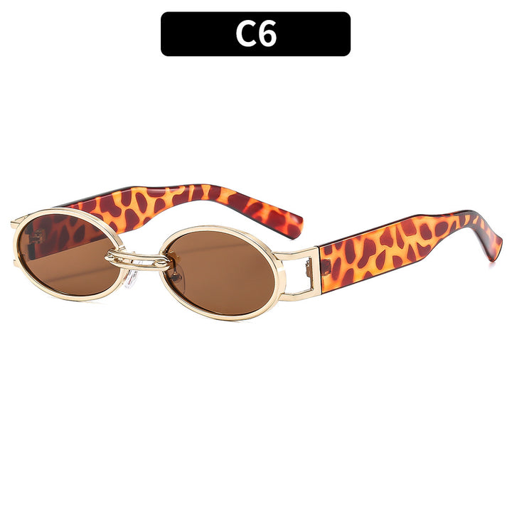 Fashion Oval Frame Sunglasses
